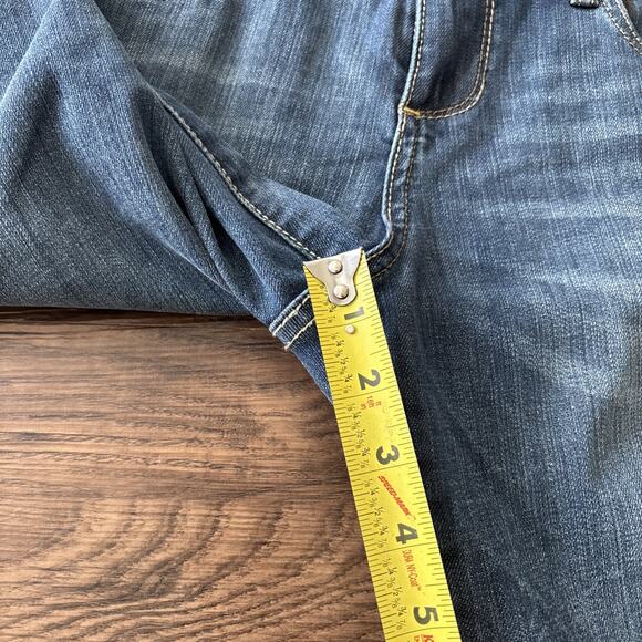 Kut from the Kloth Farrah Baby Bootcut Jeans Womens Sz 4 Mid Rise Medium Wash - Picture 10 of 12